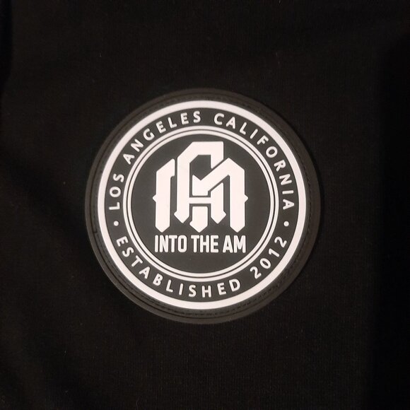 INTO THE AM Tree of Life Hoodie Black mens Medium zipup rave jacket + Galaxy msk - Picture 3 of 10